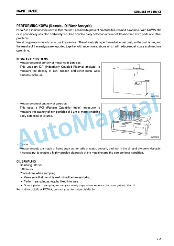 Komatsu WA700-3 Wheel Loader Operation and Maintenance Manual PEN00304-05 4 Komatsu WA700-3 Wheel Loader Operation and Maintenance Manual PEN00304-05 - Image 4