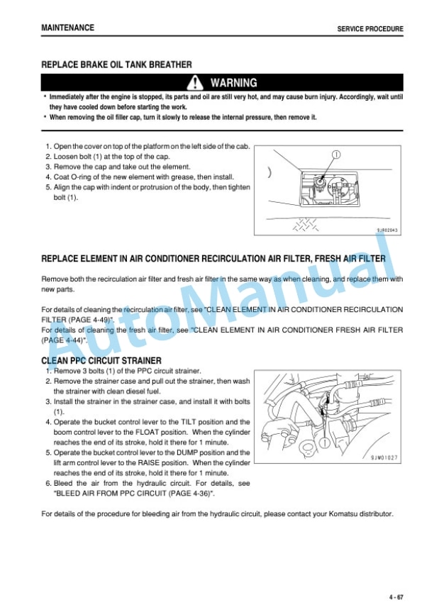 Komatsu WA700-3 Wheel Loader Operation and Maintenance Manual PEN00304-08 5 Komatsu WA700-3 Wheel Loader Operation and Maintenance Manual PEN00304-08-5