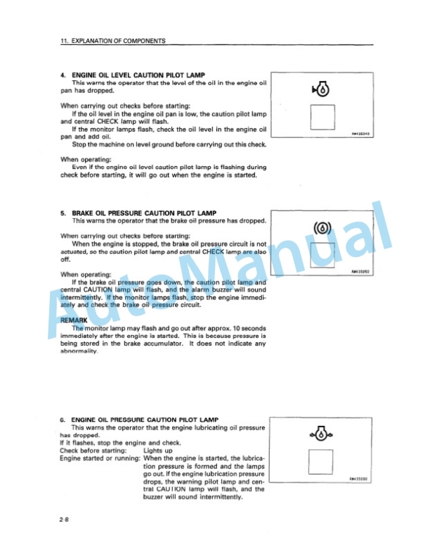 Alternative view of Komatsu WA700-3 Wheel Loader Operation and Maintenance Manual SEAM018500