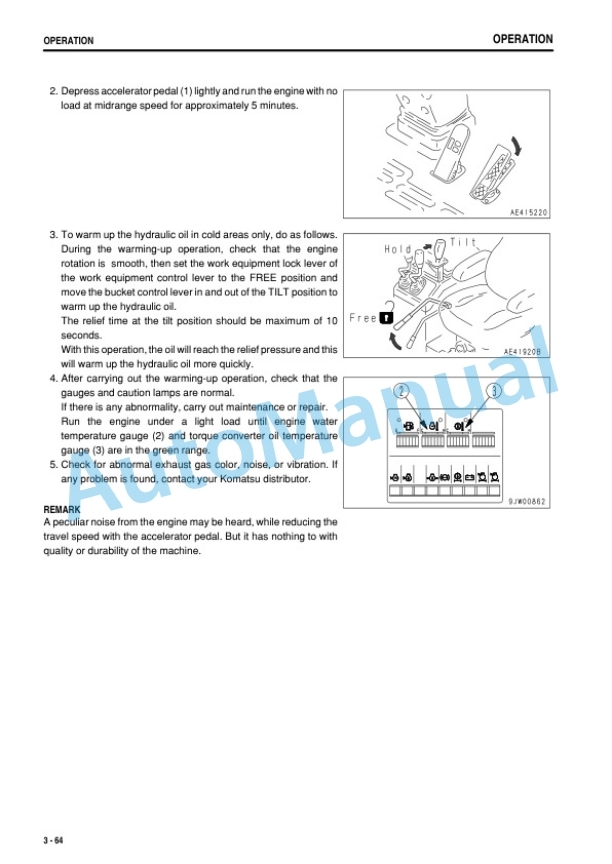 Komatsu WA700-3 Wheel Loader Operation and Maintenance Manual TEN00297-03 3 Komatsu WA700-3 Wheel Loader Operation and Maintenance Manual TEN00297-03 - Image 3