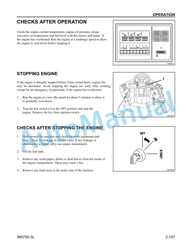 Komatsu WA700-3L Wheel Loader Operation and Maintenance Manual CEAM004402 4 Komatsu WA700-3L Wheel Loader Operation and Maintenance Manual CEAM004402 - Image 4