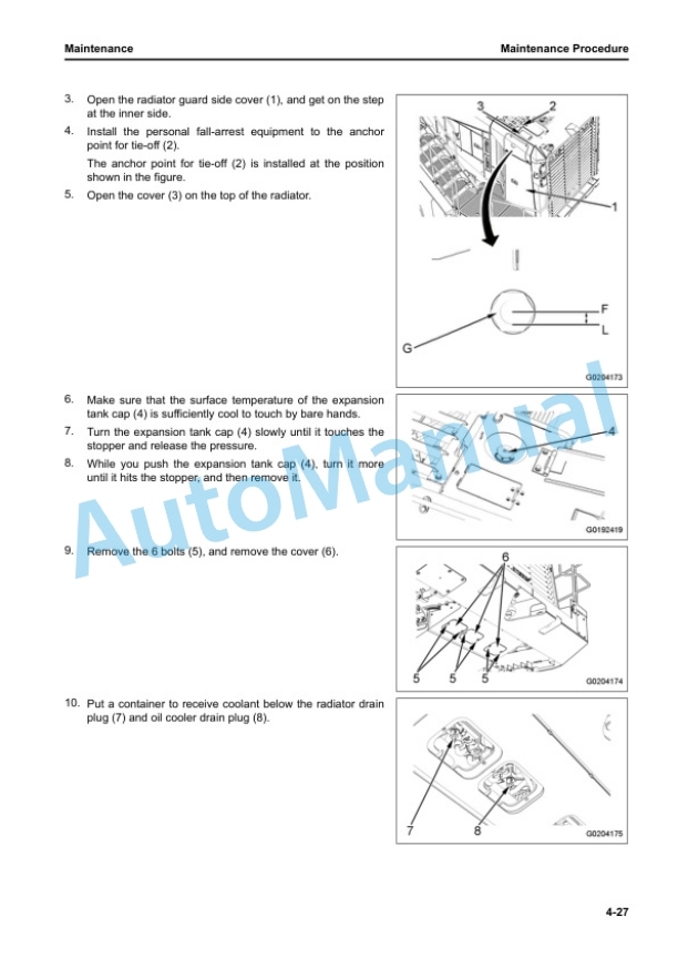 Komatsu WA700-8 Wheel Loader Operation and Maintenance Manual TEN01151-00 5 Komatsu WA700-8 Wheel Loader Operation and Maintenance Manual TEN01151-00 - Image 5