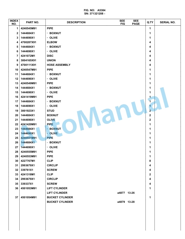 Komatsu WA75-1, WA75-15F Parts Manual 5 Komatsu WA75-1, WA75-15F Parts Manual-5