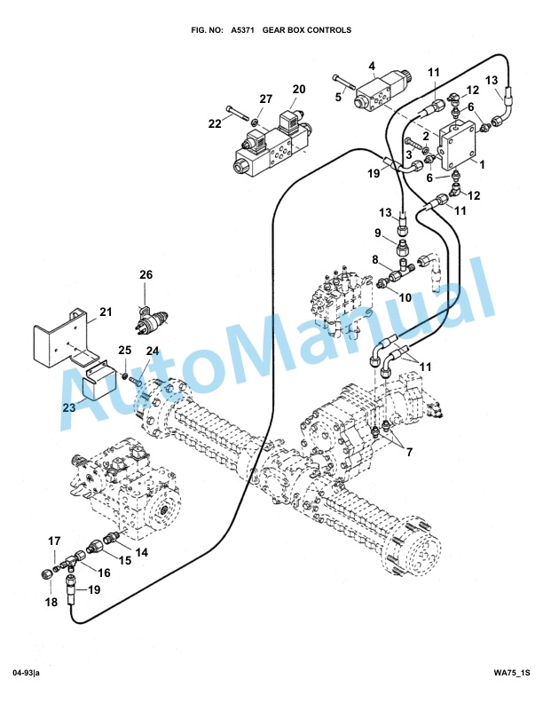 Komatsu WA75-1S, WA75-15FS Parts Manual 3 Komatsu WA75-1S, WA75-15FS Parts Manual-3