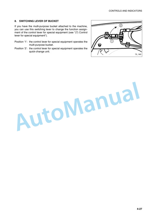 Komatsu WA75-3, WA85-3 Wheel Loader Operation and Maintenance Manual VEAM950600 3 Komatsu WA75-3, WA85-3 Wheel Loader Operation and Maintenance Manual VEAM950600 - Image 3
