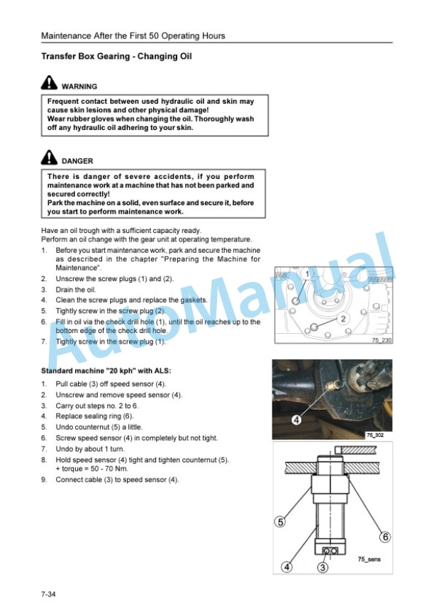Komatsu WA75-3 Wheel Loader Operation and Maintenance Manual VEAM950300 5 Komatsu WA75-3 Wheel Loader Operation and Maintenance Manual VEAM950300 - Image 5