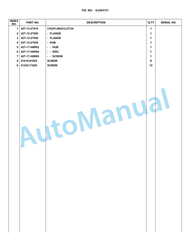 Komatsu WA80-5 Parts Manual WA80-5B 3 Komatsu WA80-5 Parts Manual WA80-5B-3