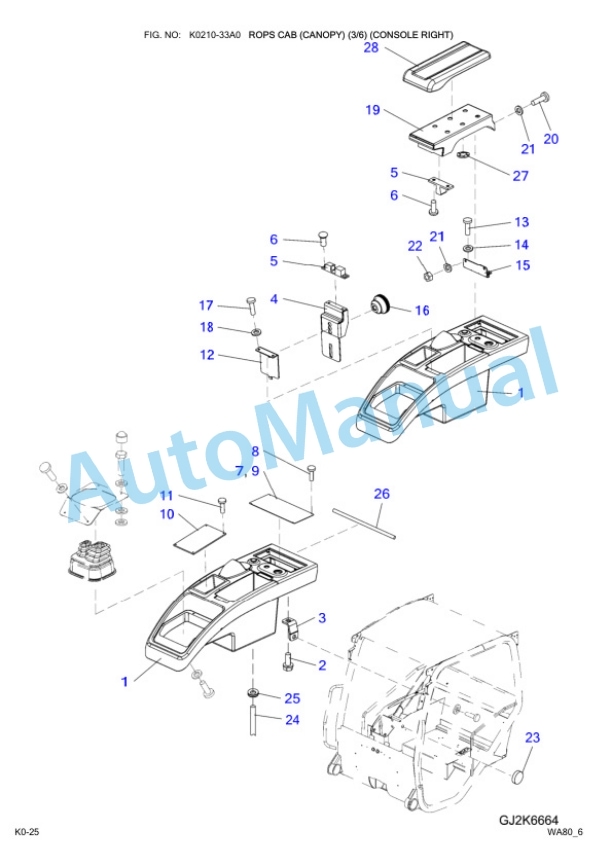 Komatsu WA80-6 Wheel Loader Parts Manual-4