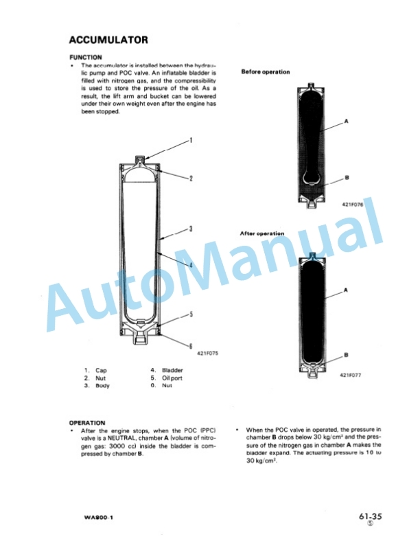 Komatsu WA800-1, WA800-2 Wheel Loader Shop Manual SEBM04280113 4 Komatsu WA800-1, WA800-2 Wheel Loader Shop Manual SEBM04280113 - Image 4