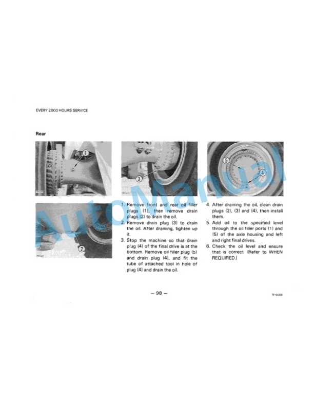 Komatsu WA800-1 Wheel Loader Operation and Maintenance Manual SEAM04280102 4 Komatsu WA800-1 Wheel Loader Operation and Maintenance Manual SEAM04280102 - Image 4