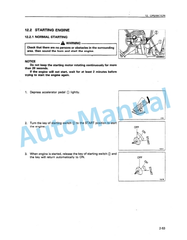 Komatsu WA800-2 Wheel Loader Operation and Maintenance Manual SEAM004000 3 Komatsu WA800-2 Wheel Loader Operation and Maintenance Manual SEAM004000 - Image 3