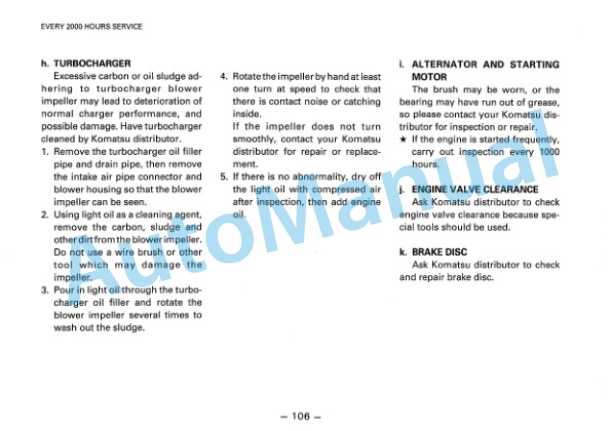 Komatsu WA800-2 Wheel Loader Operation and Maintenance Manual SEAM04280203 4 Komatsu WA800-2 Wheel Loader Operation and Maintenance Manual SEAM04280203 - Image 4