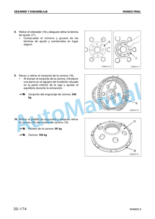 Komatsu WA800-3 Avance Loader Shop Manual GSBM013404 5 Komatsu WA800-3 Avance Loader Shop Manual GSBM013404-5