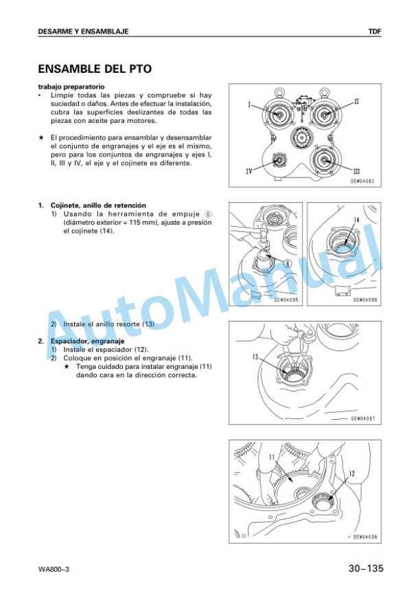 Komatsu WA800-3 Avance Loader Shop Manual GSBM013409 5 Komatsu WA800-3 Avance Loader Shop Manual GSBM013409 - Image 5