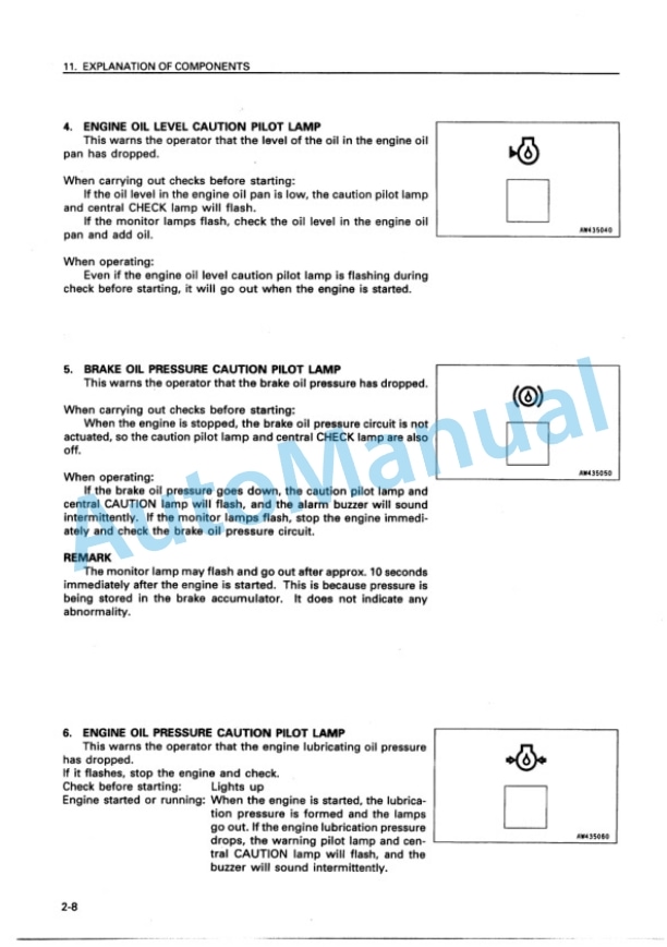 Alternative view of Komatsu WA800-3 Avance Wheel Loader Operation and Maintenance Manual SEAM018601
