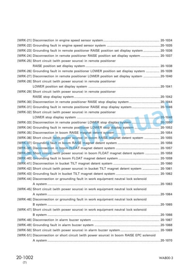 Komatsu WA800-3 Avance Wheel Loader Shop Manual SEBM013415 4 Komatsu WA800-3 Avance Wheel Loader Shop Manual SEBM013415 - Image 4