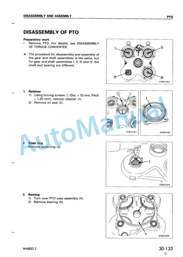 Komatsu WA800-3 Avance Wheel Loader Shop Manual SEBM013416 5 Komatsu WA800-3 Avance Wheel Loader Shop Manual SEBM013416 - Image 5