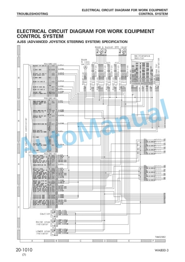 Komatsu WA800-3 Wheel Loader Shop Manual SEBM013419 4 Komatsu WA800-3 Wheel Loader Shop Manual SEBM013419 - Image 4