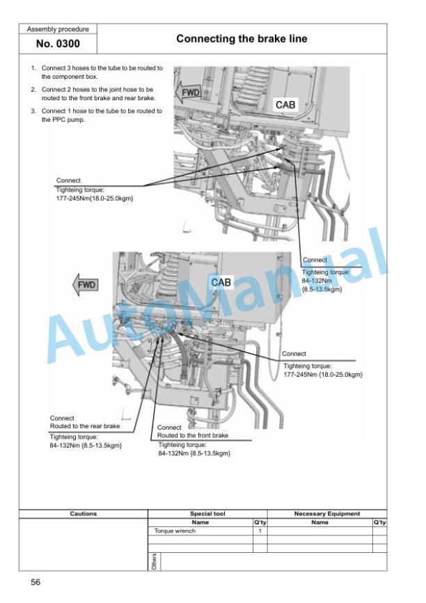 Komatsu WA800-3E0, WA900-3E0 Wheel Loader Field Assembly Instruction GEN00056-10 3 Komatsu WA800-3E0, WA900-3E0 Wheel Loader Field Assembly Instruction GEN00056-10 - Image 3