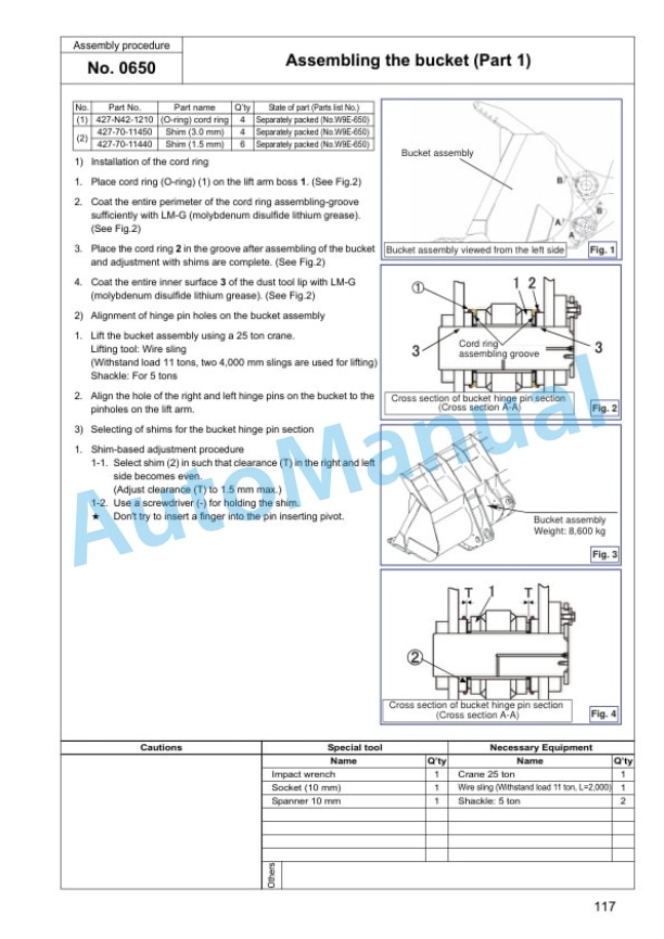 Komatsu WA800-3E0, WA900-3E0 Wheel Loader Field Assembly Instruction GEN00056-10 5 Komatsu WA800-3E0, WA900-3E0 Wheel Loader Field Assembly Instruction GEN00056-10 - Image 5