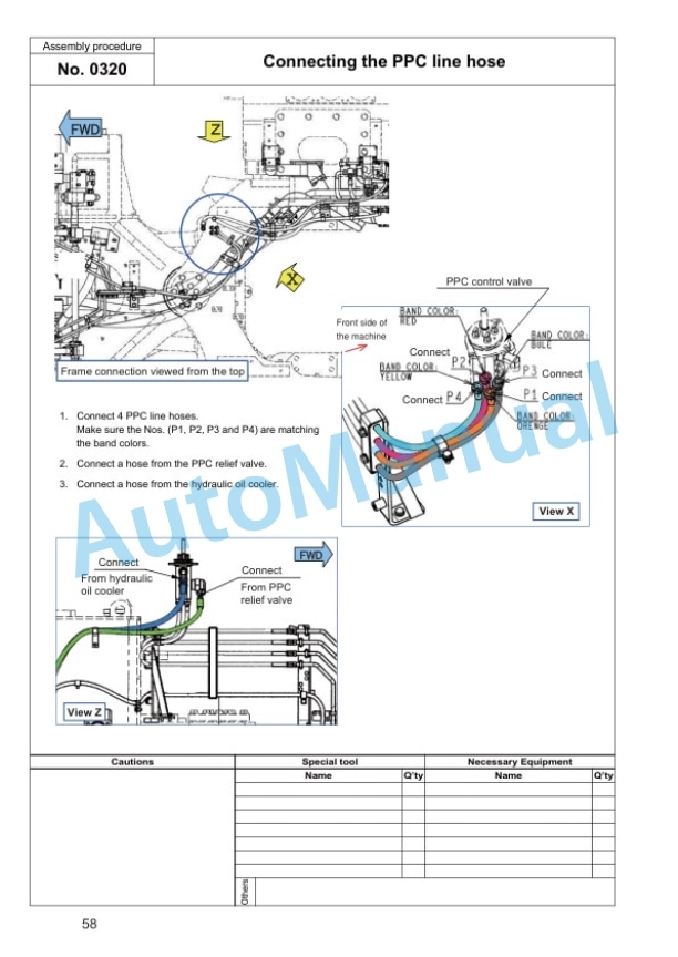 Komatsu WA800-3E0, WA900-3E0 Wheel Loader Field Assembly Instruction GEN00056-15 3 Komatsu WA800-3E0, WA900-3E0 Wheel Loader Field Assembly Instruction GEN00056-15 - Image 3
