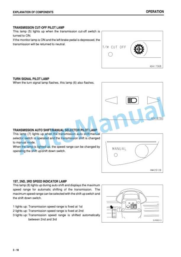 Alternative view of Komatsu WA800-3E0, WA900-3E0 Wheel Loader Operation and Maintenance Manual PEN00412-02