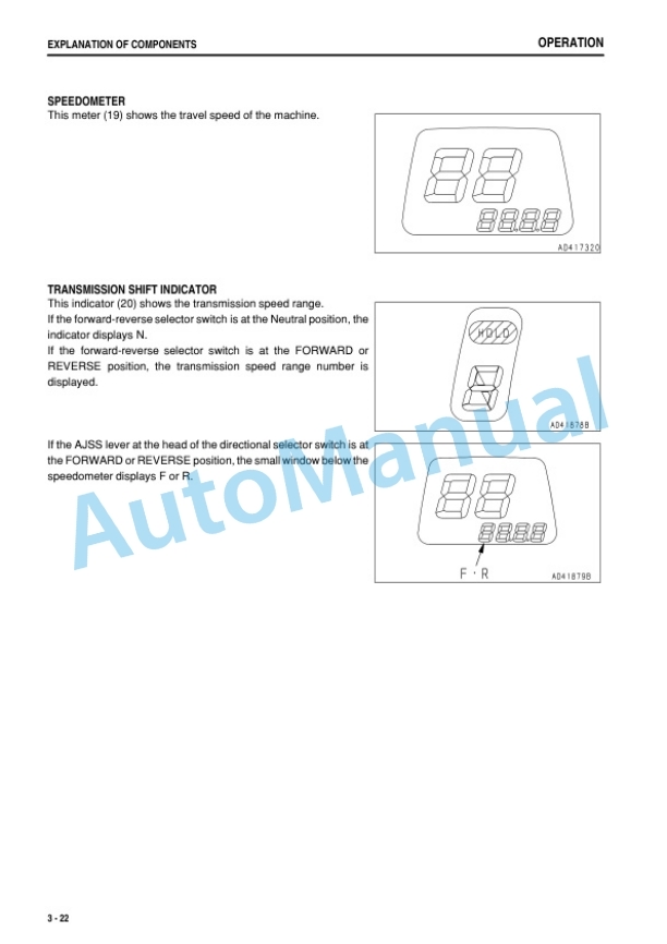 Alternative view of Komatsu WA800-3E0, WA900-3E0 Wheel Loader Operation and Maintenance Manual PEN00630-01