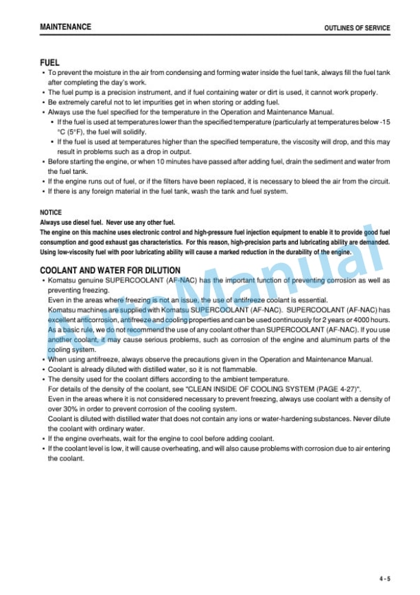 Komatsu WA800-3E0, WA900-3E0 Wheel Loader Operation and Maintenance Manual PEN00630-01 4 Komatsu WA800-3E0, WA900-3E0 Wheel Loader Operation and Maintenance Manual PEN00630-01 - Image 4