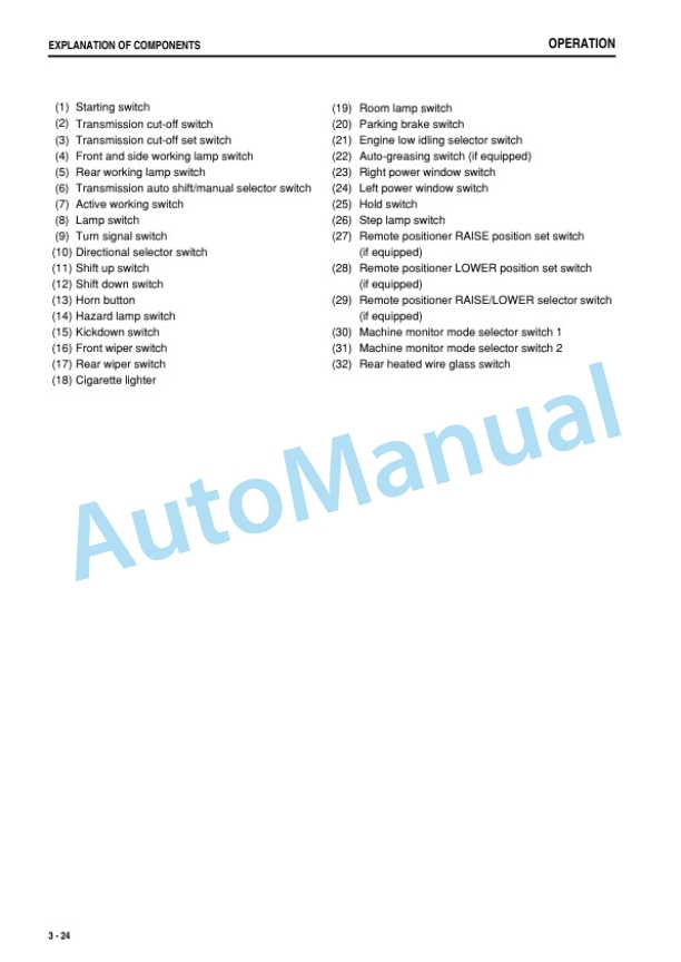 Alternative view of Komatsu WA800-3E0, WA900-3E0 Wheel Loader Operation and Maintenance Manual PEN00686-10