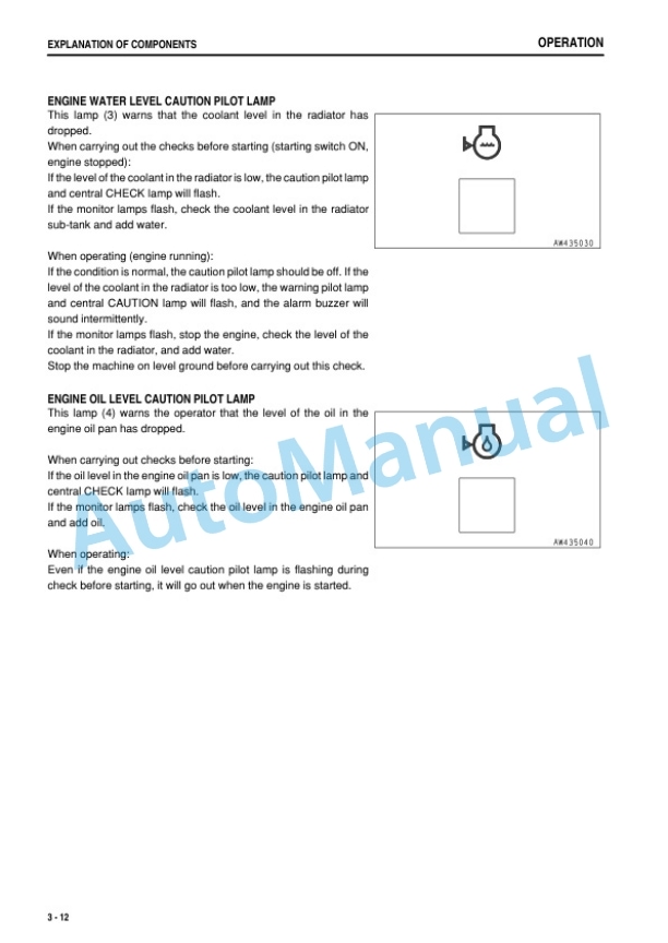 Alternative view of Komatsu WA800-3E0, WA900-3E0 Wheel Loader Operation and Maintenance Manual PEN01127-04