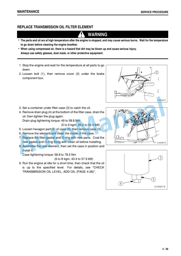 Komatsu WA800-3E0, WA900-3E0 Wheel Loader Operation and Maintenance Manual TEN00463-03 5 Komatsu WA800-3E0, WA900-3E0 Wheel Loader Operation and Maintenance Manual TEN00463-03 - Image 5