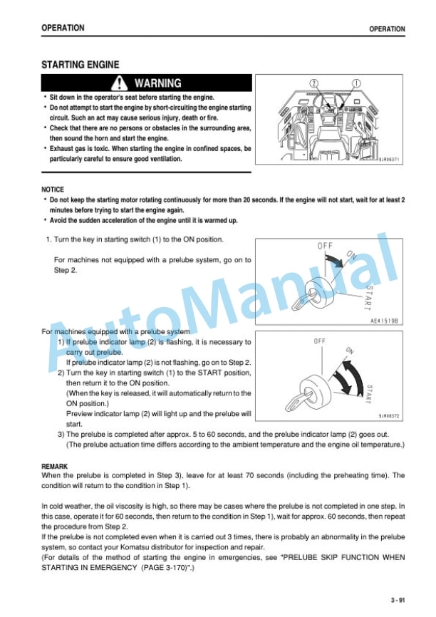 Komatsu WA800-3E0, WA900-3E0 Wheel Loader Operation and Maintenance Manual TEN00650-08 3 Komatsu WA800-3E0, WA900-3E0 Wheel Loader Operation and Maintenance Manual TEN00650-08 - Image 3