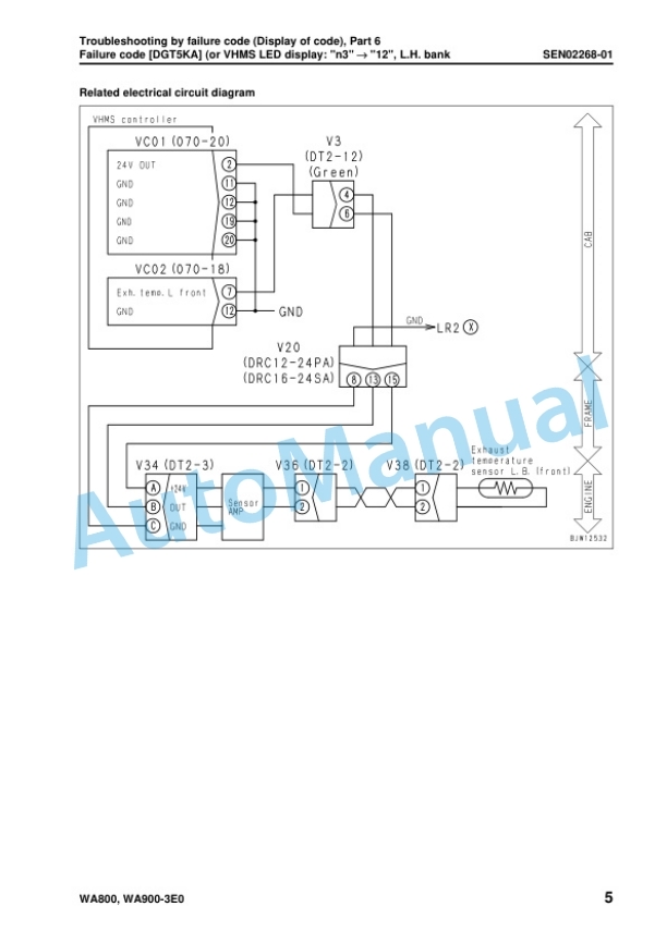 Komatsu WA800-3E0, WA900-3E0 Wheel Loader Shop Manual SEN02034-13 4 Komatsu WA800-3E0, WA900-3E0 Wheel Loader Shop Manual SEN02034-13 - Image 4