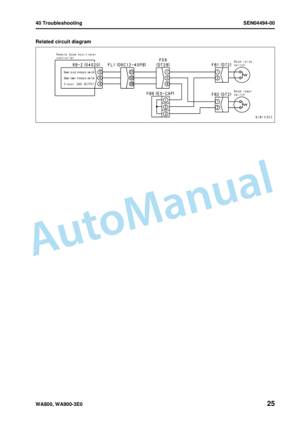 Komatsu WA800-3E0, WA900-3E0 Wheel Loader Shop Manual SEN02034-13 5 Komatsu WA800-3E0, WA900-3E0 Wheel Loader Shop Manual SEN02034-13 - Image 5