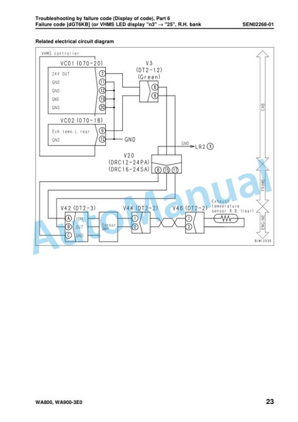 Komatsu WA800-3E0, WA900-3E0 Wheel Loader Shop Manual SEN02034-24 4 Komatsu WA800-3E0, WA900-3E0 Wheel Loader Shop Manual SEN02034-24 - Image 4