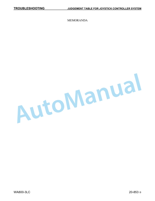 Komatsu WA800-3LC Wheel Loader Shop Manual CEBM003803 4 Komatsu WA800-3LC Wheel Loader Shop Manual CEBM003803 - Image 4