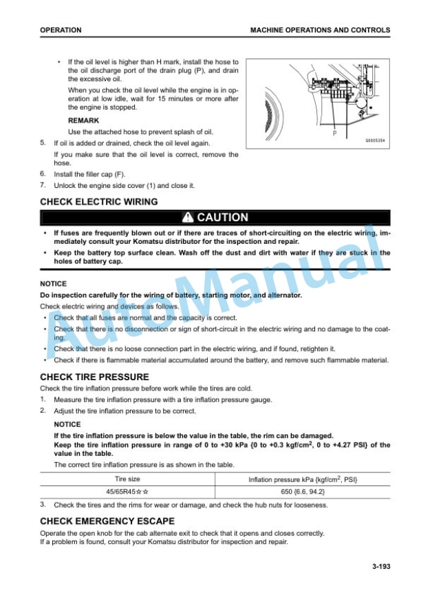 Komatsu WA800-8, WA900-8 Wheel Loader Operation and Maintenance Manual TEN01079-04 3 Komatsu WA800-8, WA900-8 Wheel Loader Operation and Maintenance Manual TEN01079-04 - Image 3