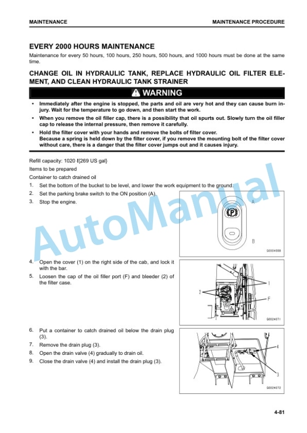 Komatsu WA800-8, WA900-8 Wheel Loader Operation and Maintenance Manual TEN01118-00 5 Komatsu WA800-8, WA900-8 Wheel Loader Operation and Maintenance Manual TEN01118-00 - Image 5