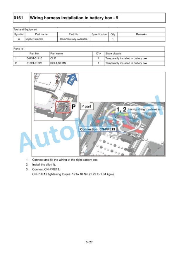 Alternative view of Komatsu WA800-8E0, WA900-8E0 Wheel Loader Field Assembly Instruction GEN00212-01