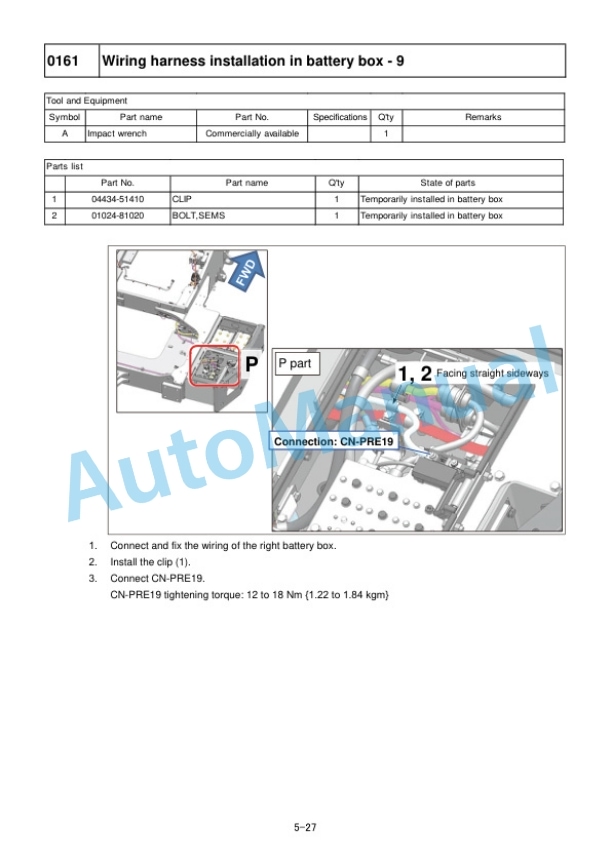 Alternative view of Komatsu WA800-8E0, WA900-8E0 Wheel Loader Field Assembly Instruction GEN00212-02