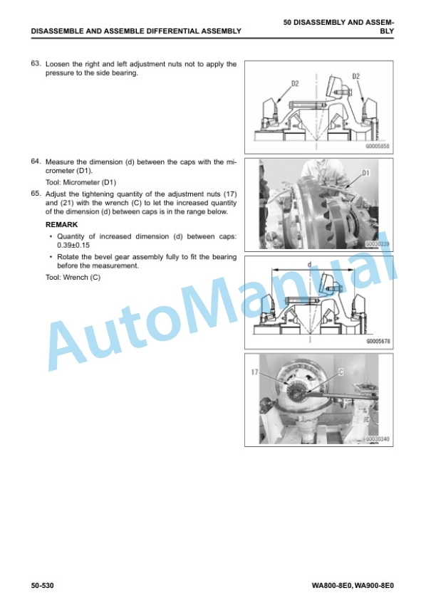 Komatsu WA800-8E0, WA900-8E0 Wheel Loader Shop Manual SEN06751-00 5 Komatsu WA800-8E0, WA900-8E0 Wheel Loader Shop Manual SEN06751-00 - Image 5