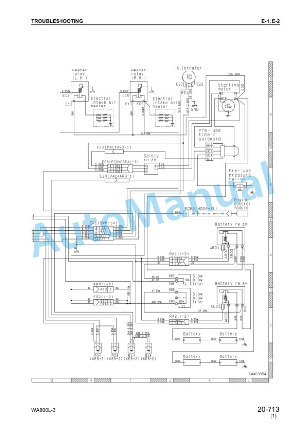 Komatsu WA800L-3 Avance Wheel Loader Shop Manual SEBM035603 4 Komatsu WA800L-3 Avance Wheel Loader Shop Manual SEBM035603 - Image 4