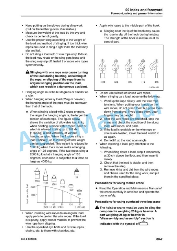 Komatsu WA80M-7, WA100M-7 Wheel Loader Shop Manual VENBM03000 4 Komatsu WA80M-7, WA100M-7 Wheel Loader Shop Manual VENBM03000 - Image 4