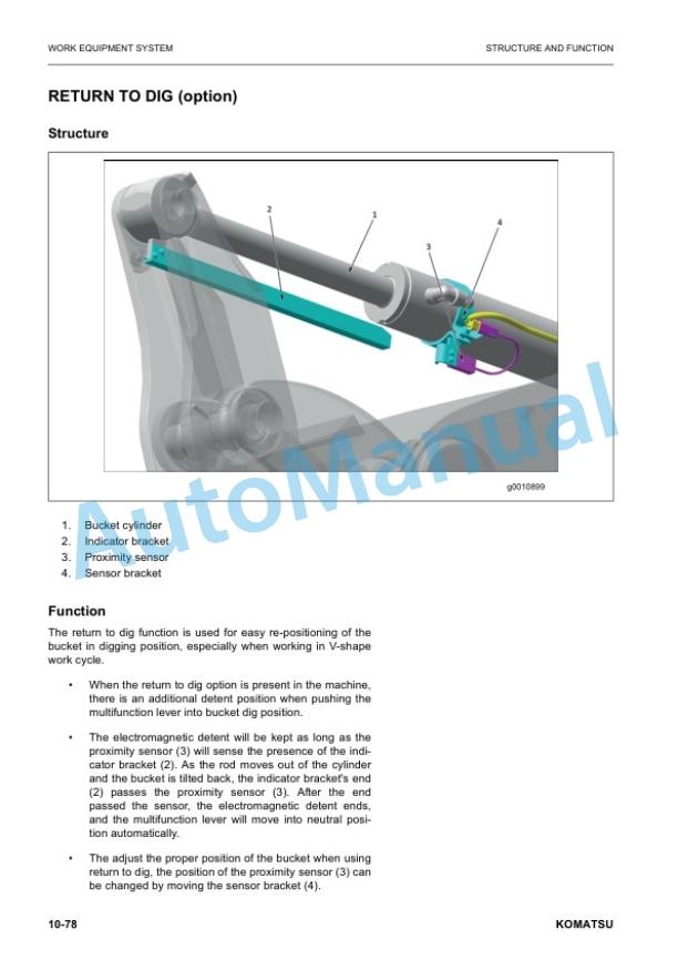 Alternative view of Komatsu WA80M-8E0 Wheel Loader Shop Manual VENBM08000