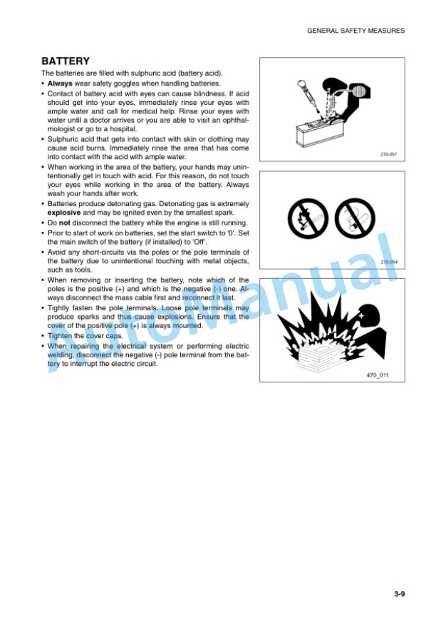 Alternative view of Komatsu WA85-3 Wheel Loader Operation and Maintenance Manual VEAM960400