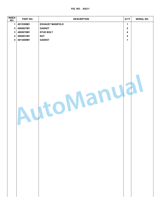 Komatsu WA90-1, WA90-20F Parts Manual 2 Komatsu WA90-1, WA90-20F Parts Manual-2