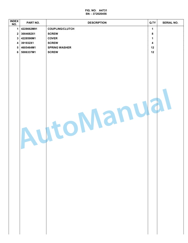 Komatsu WA90-1, WA90-20F Parts Manual 3 Komatsu WA90-1, WA90-20F Parts Manual-3