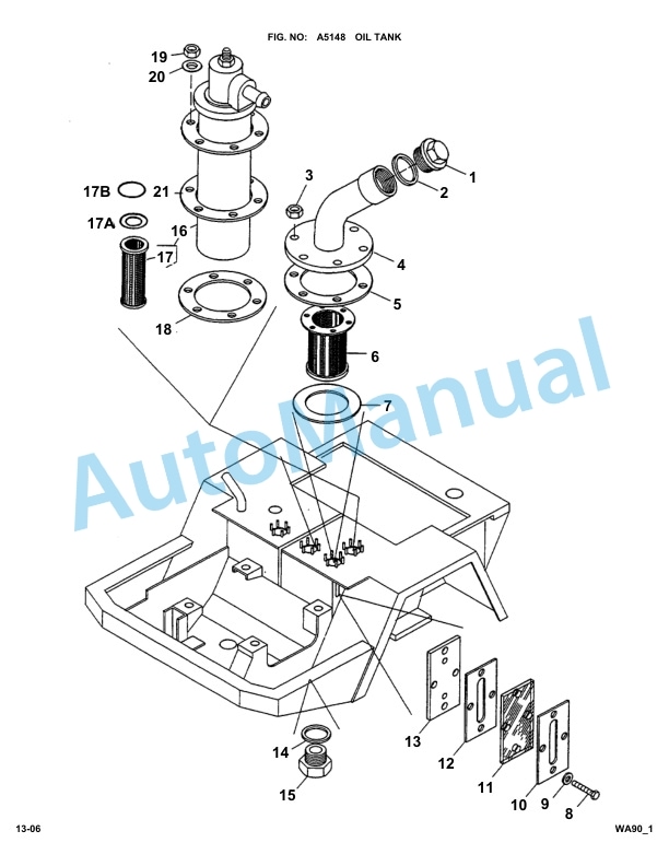 Komatsu WA90-1, WA90-20F Parts Manual 5 Komatsu WA90-1, WA90-20F Parts Manual-5