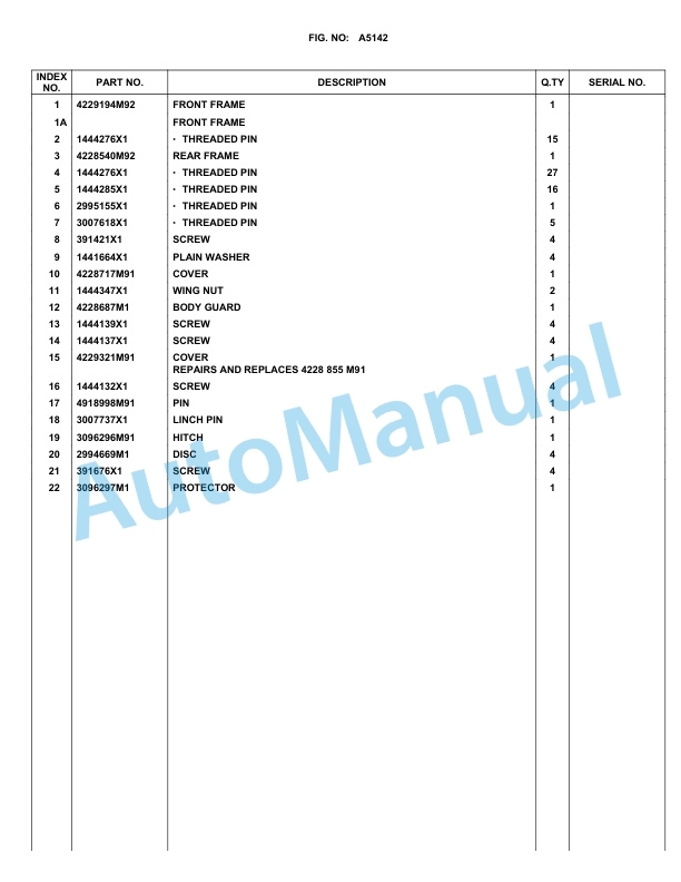 Komatsu WA90-1S, WA90-20FS Parts Manual 4 Komatsu WA90-1S, WA90-20FS Parts Manual-4