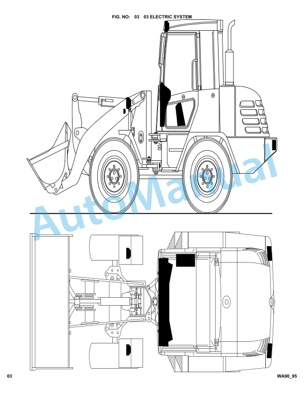 Komatsu WA90-3, WA95-3 Parts Manual 2 Komatsu WA90-3, WA95-3 Parts Manual-2